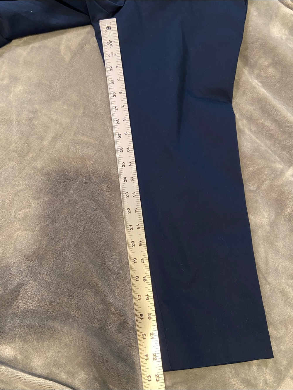 Lot of 2 Women's Liz Claiborne EMMA Ankle Pants Size 6P Navy Gray Mid Rise - Picture 12 of 14